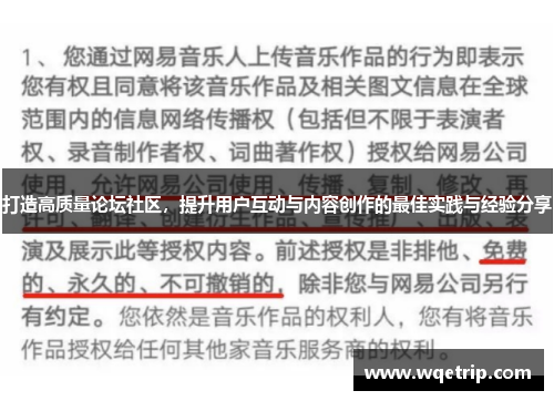 打造高质量论坛社区，提升用户互动与内容创作的最佳实践与经验分享